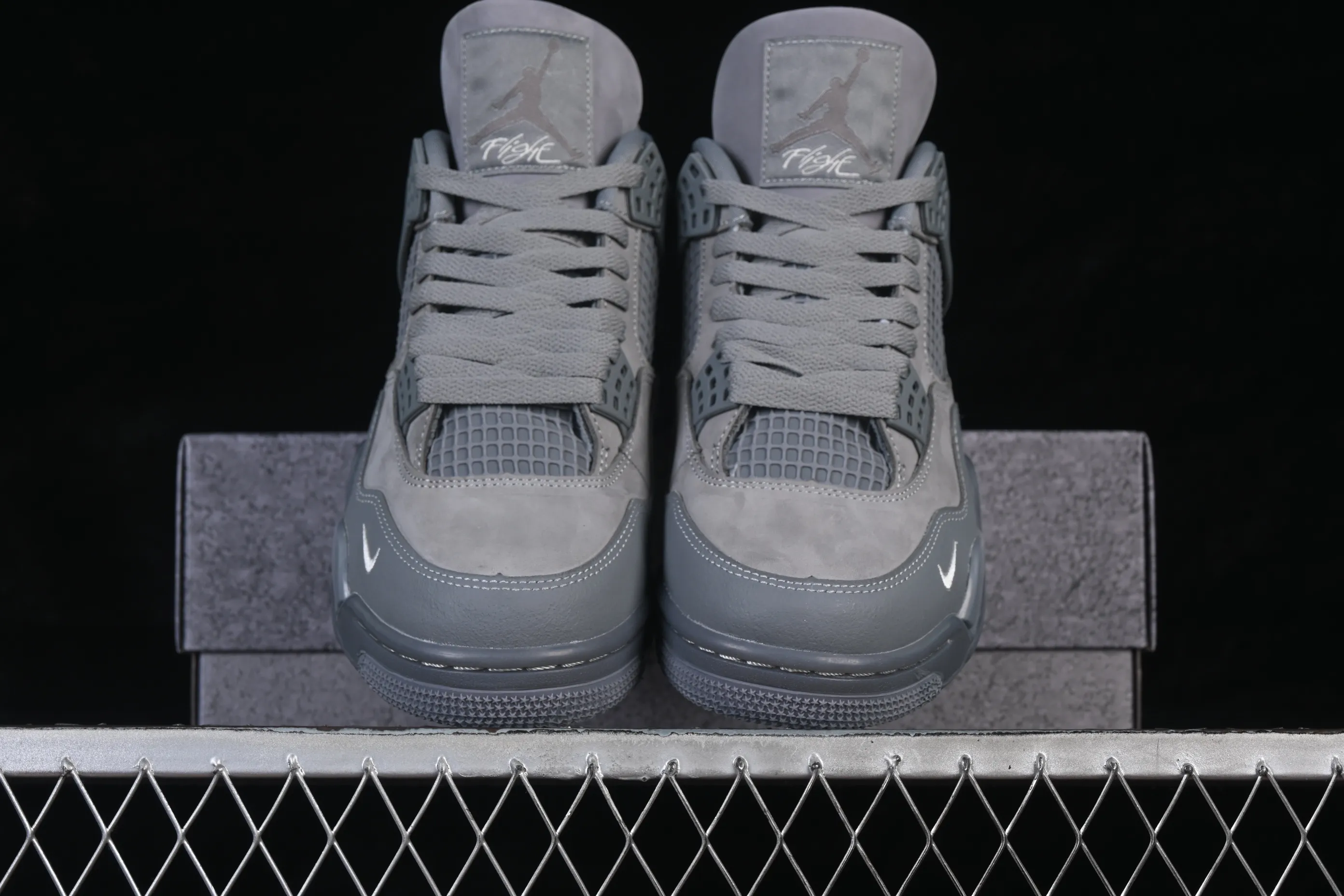 All categories Air Jordan Jordan series basketball shoes Air Jordan 4 Nigel Sylvester x Air Jordan 4 Retro "Grey" AJ4 Joe 4 joint gray brick HF4340-003